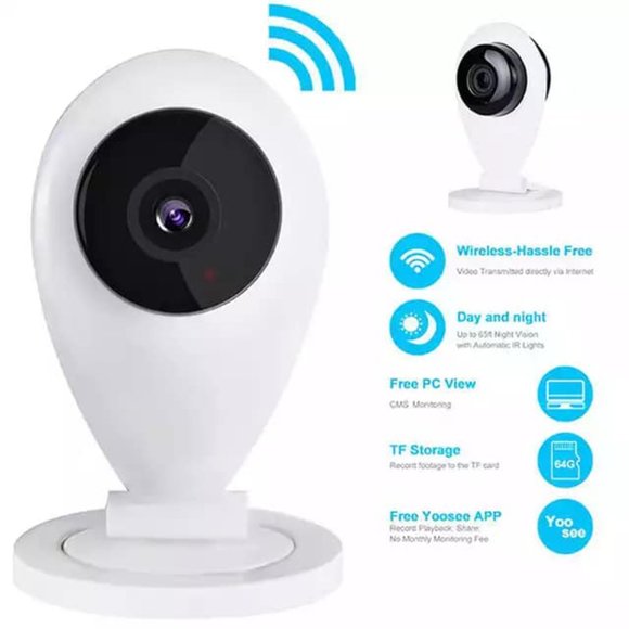 HOME SECURITY CAMERA. WIFI BASED.TWO WAY AUDIO. WATCH LIVE ON YOUR CELLPHONE. - Picture 2 of 3